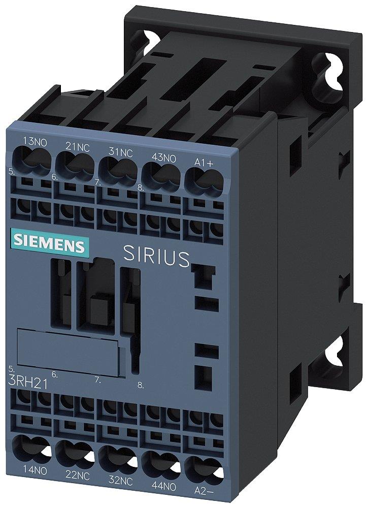 Siemens Sirius 3RH2 Auxiliary Contactor - 10A, 4P 4011209786820