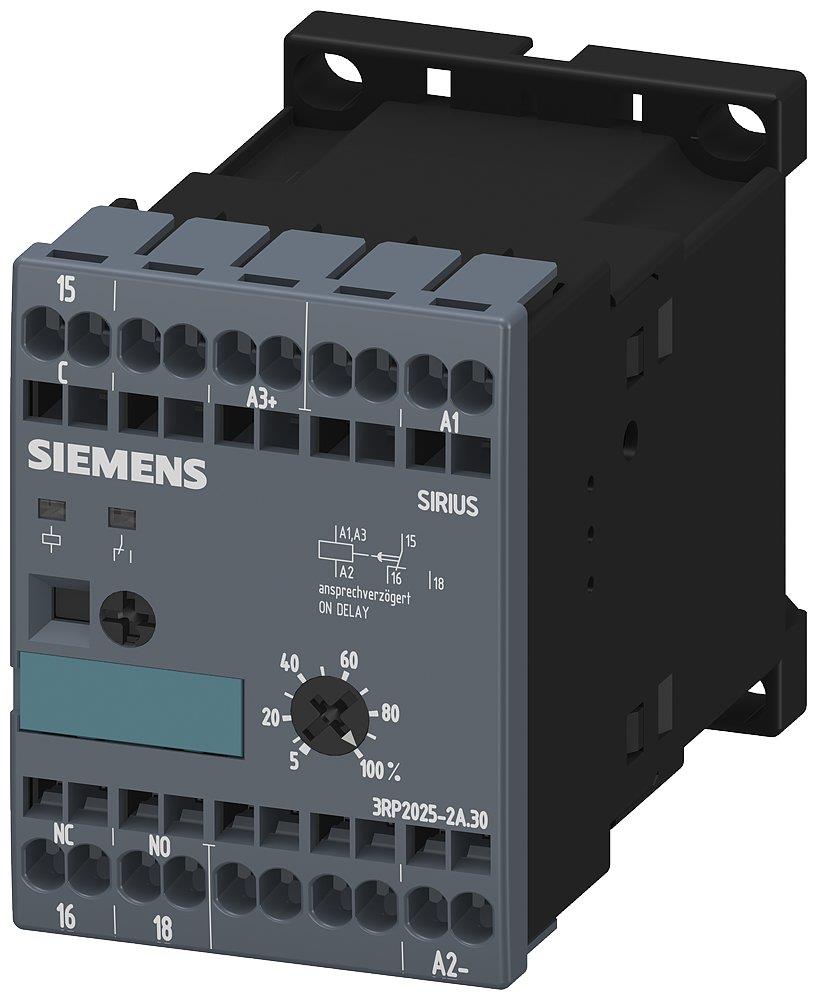 Siemens Sirius 3RP2 Time relay - 0,05S - 100H, 1CO 4011209569461