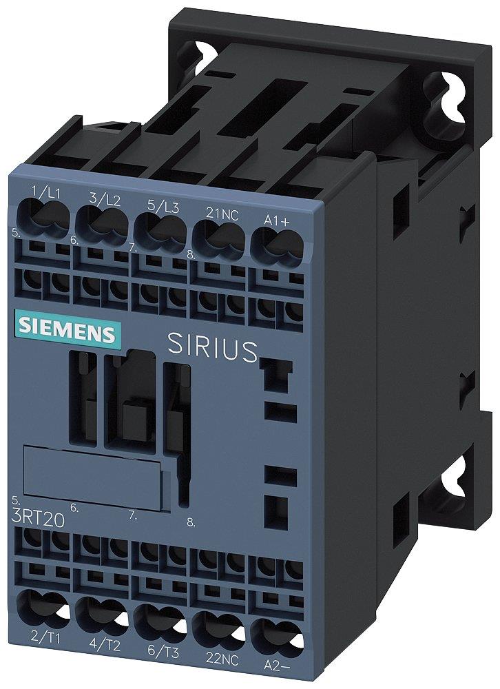 Siemens Sirius 3RT2 Contactor - 12A, 3P 4011209846173