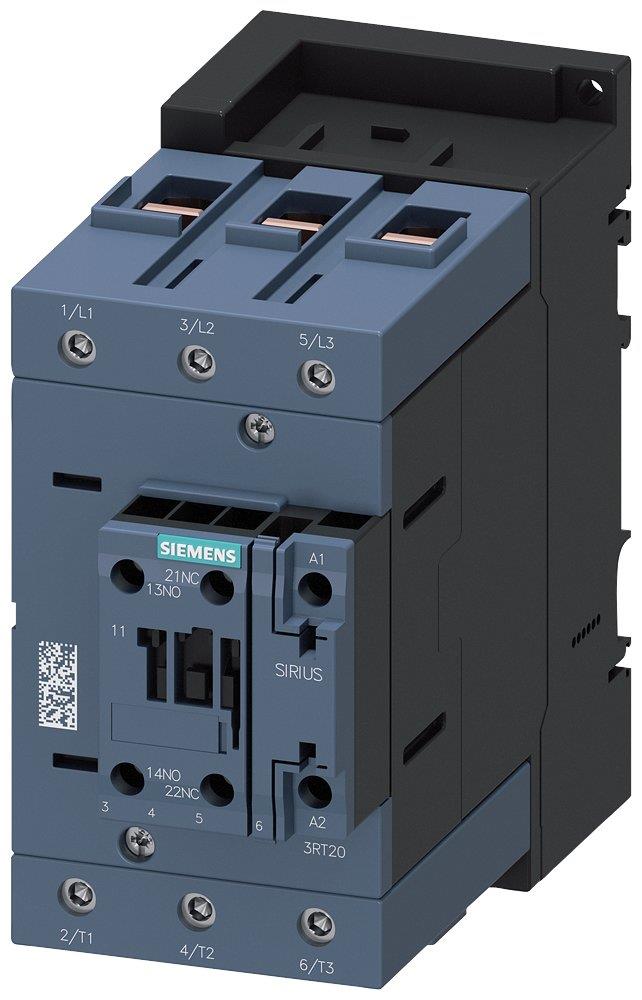 Siemens Sirius 3RT2 Contactor - 140A, 3P 4047621027890