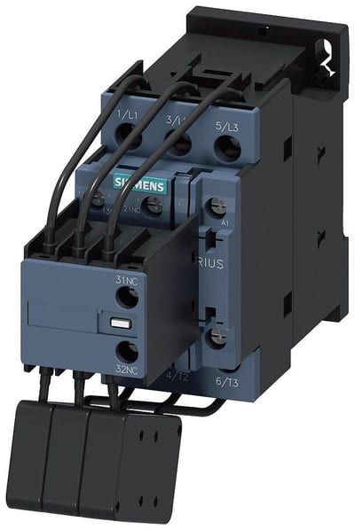 Siemens Sirius 3RT2 Contactor - 3P, 1NO - 2NC, 3 4011209948105