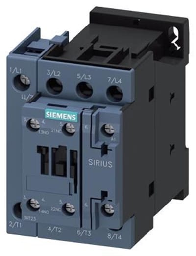 Siemens Sirius 3RT2 Contactor - 40A, 4P, 230 ACV 4011209834613