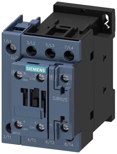 Siemens Sirius 3RT2 Contactor - 40A, 4P 4011209834606