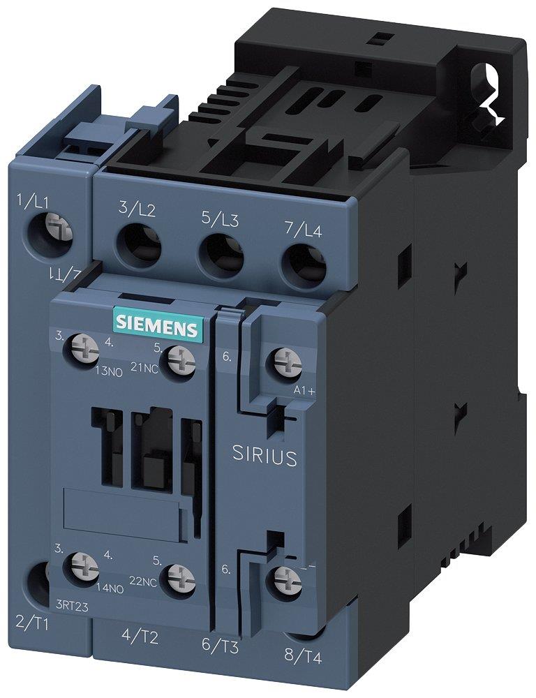 Siemens Sirius 3RT2 Contactor - 40A, 4P 4011209834705