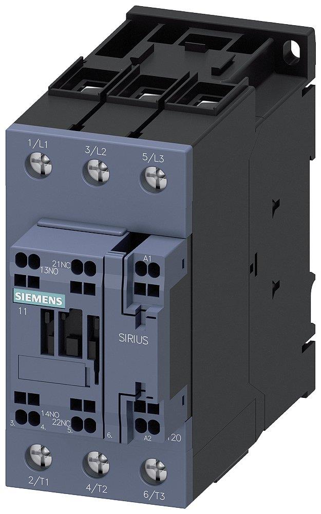 Siemens Sirius 3RT2 Contactor - 41A, 3P 4011209941427