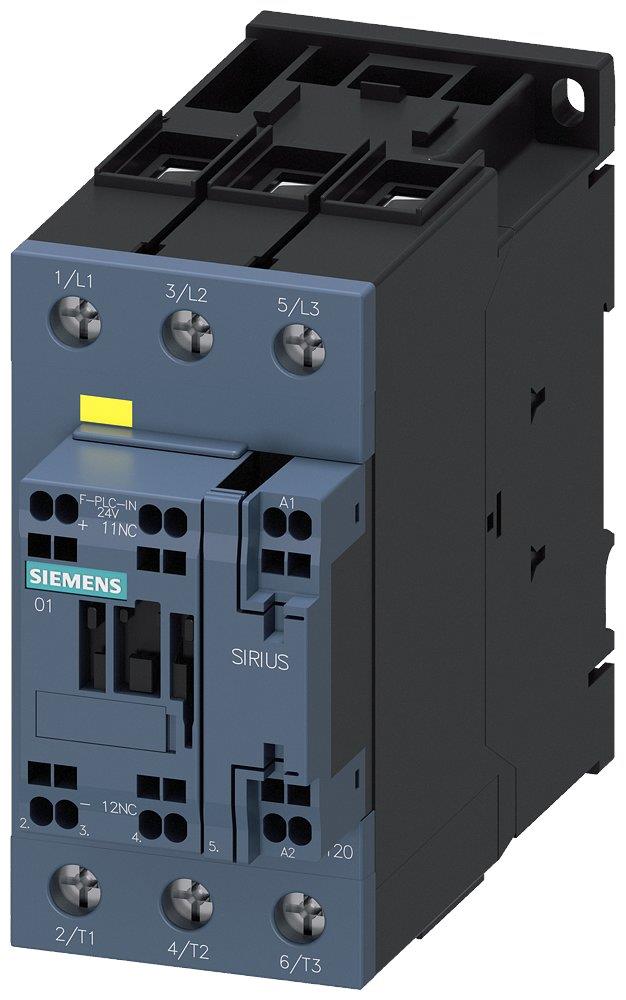 Siemens Sirius 3RT2 Contactor - 51A, 3P 4047621087160