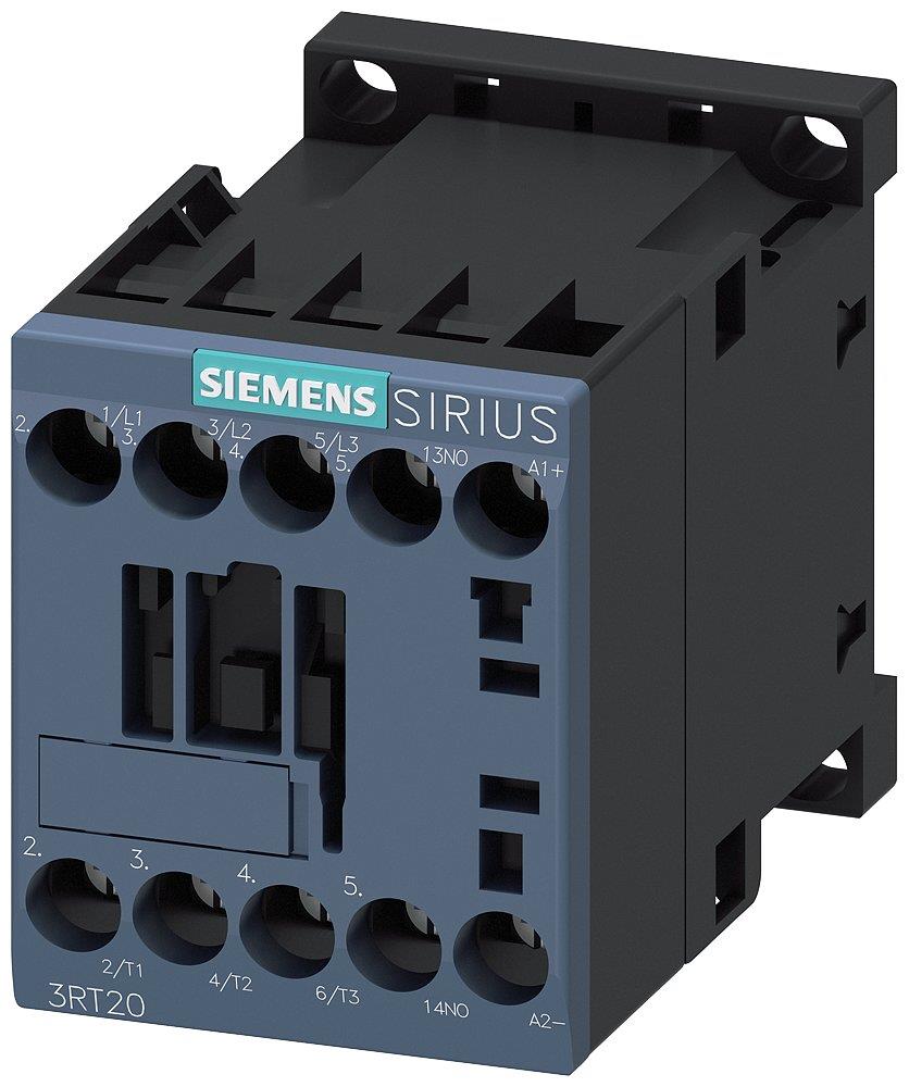 Siemens Sirius 3RT2 Contactor - 7A, 3P, 24 DCV