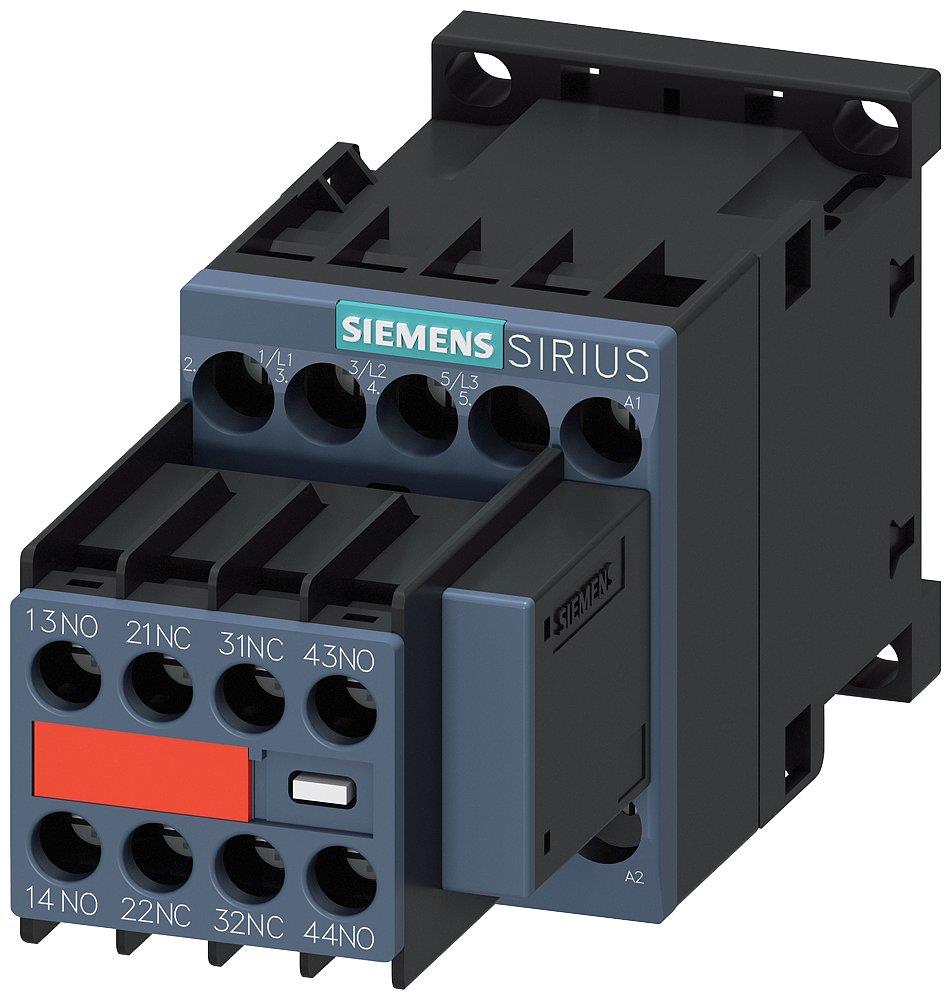 Siemens Sirius 3RT2 Contactor - 7A, 3P 4011209864818