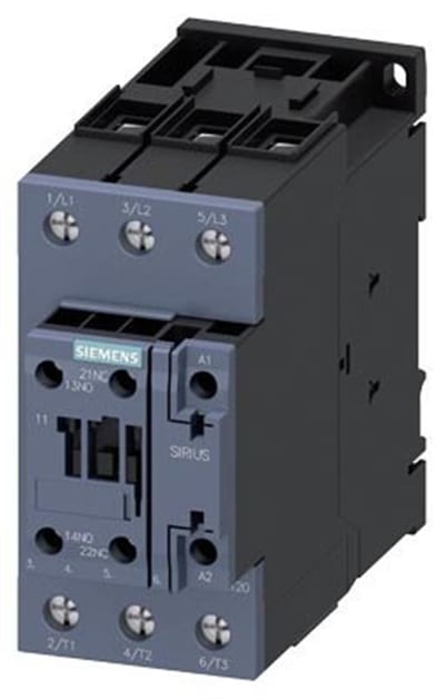 Siemens Sirius 3RT2 Contactor - 80A, 3P, 24 DCV