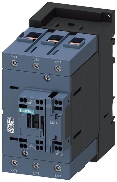Siemens Sirius 3RT2 Contactor - 95A, 3P 4047621024318