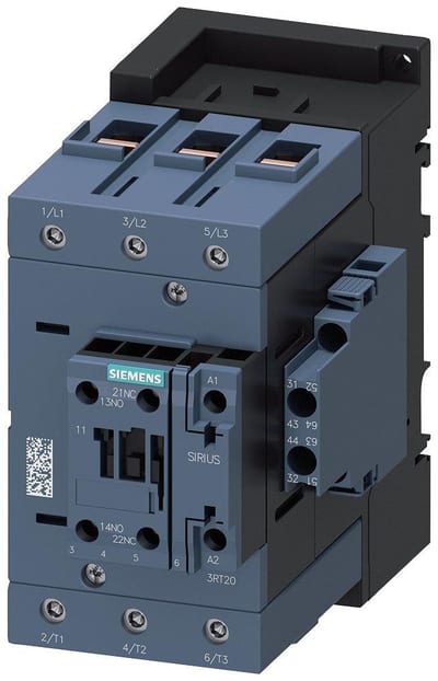 Siemens Sirius 3RT2 Contactor - 95A, 3P 4047621024622