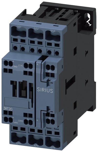 Siemens Sirius 3RT2 Contactor - 9A, 3P 4011209831483