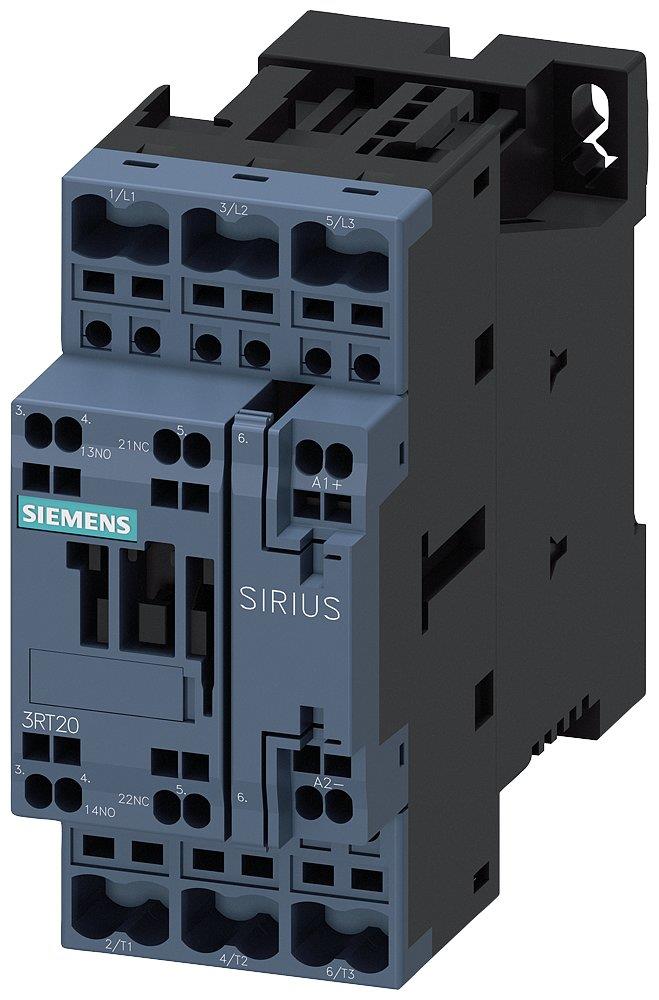 Siemens Sirius 3RT2 Contactor - 9A, 3P 4011209840768