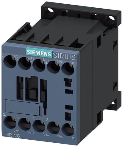 Siemens Sirius 3RT2 Contactor - 9A, 3P 4011209842342