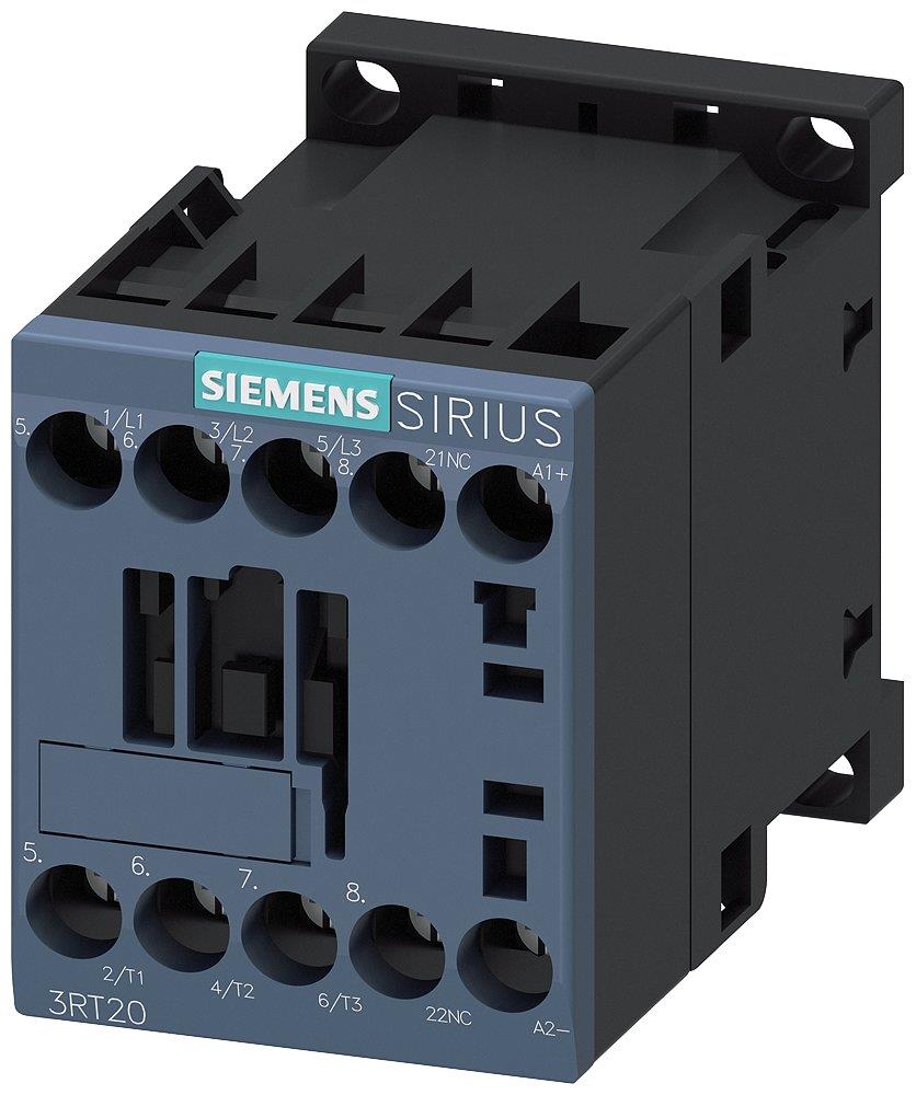 Siemens Sirius 3RT2 Contactor - 9A, 3P 4011209843929