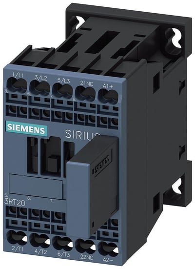 Siemens Sirius 3RT2 Contactor - 9A, 3P 4011209846333