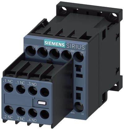 Siemens Sirius 3RT2 Contactor - 9A, 3P 4011209896949
