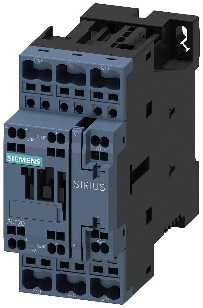 Siemens Sirius 3RT2 Contactor - 9A, 3P 4011209900585