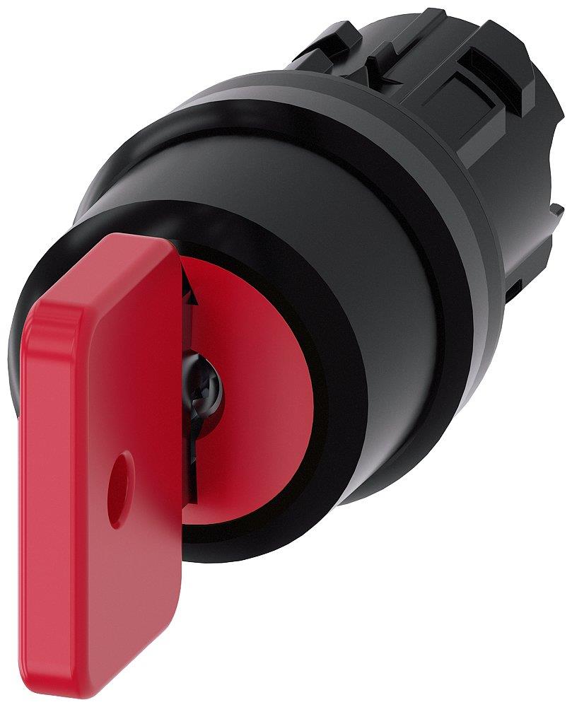 Siemens Sirius 3SU1 Key Switch - red, Spring-return, Spring-return 4011209963351