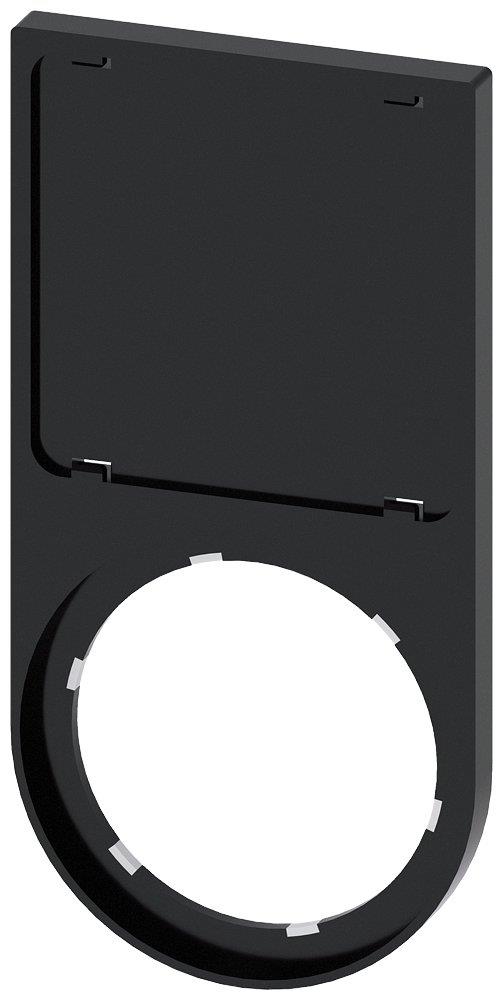 Siemens Sirius 3SU1 Label holder - 27X27MM, Sirius ACTmm, black