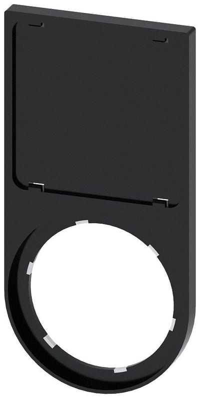 Siemens Sirius 3SU1 Label holder - 27X27MM, Sirius ACTmm, black