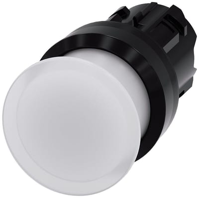 Siemens Sirius 3SU1 Paddle Actuator with light - white