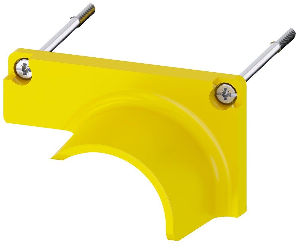 Siemens Sirius 3SU1 Protection Collar - 30mm, yellow