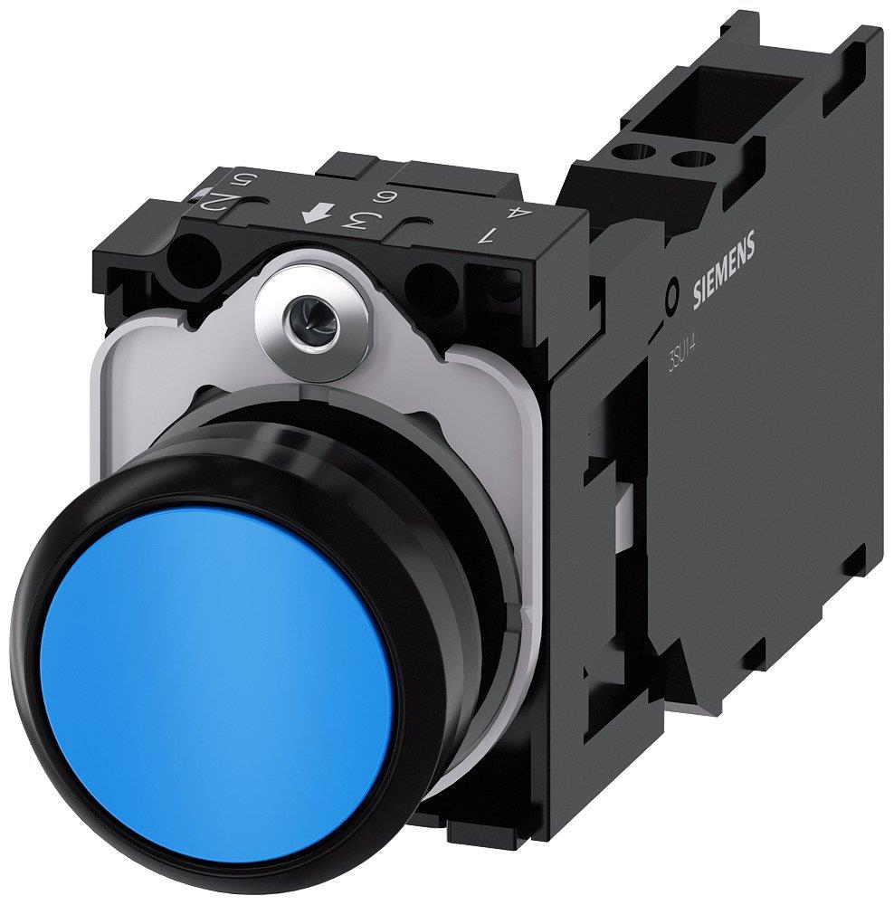 Siemens Sirius 3SU1 Push Button - blue 4011209937208