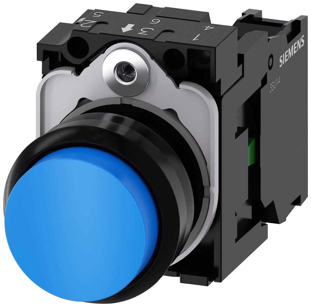Siemens Sirius 3SU1 Push Button - blue 4011209956827