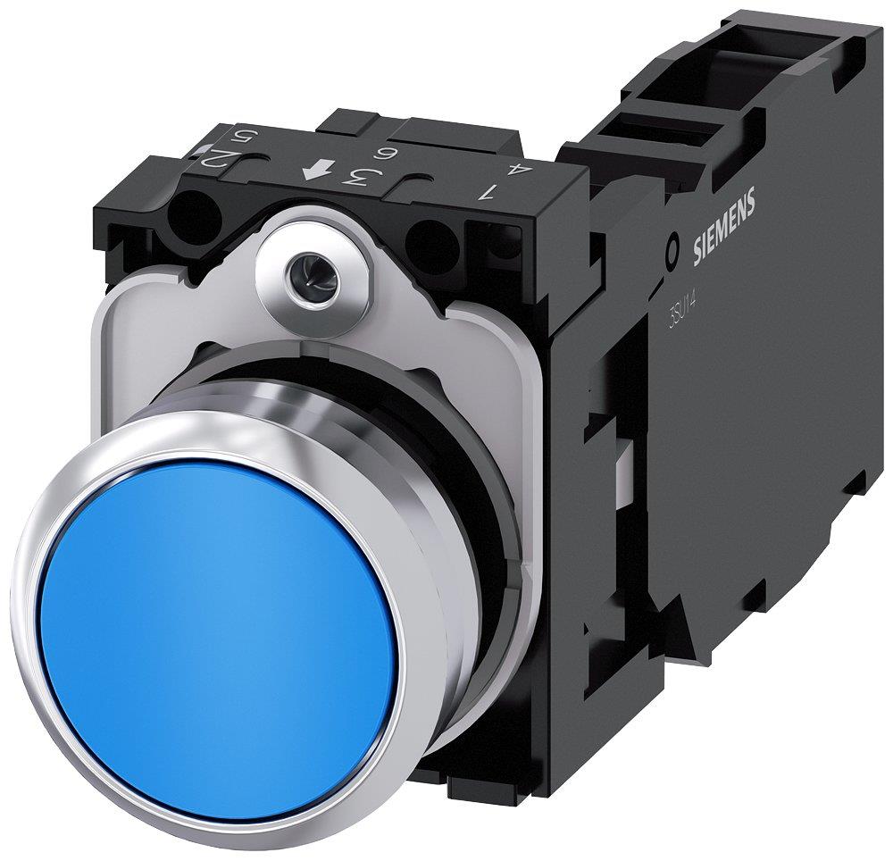 Siemens Sirius 3SU1 Push Button - blue 4011209958197