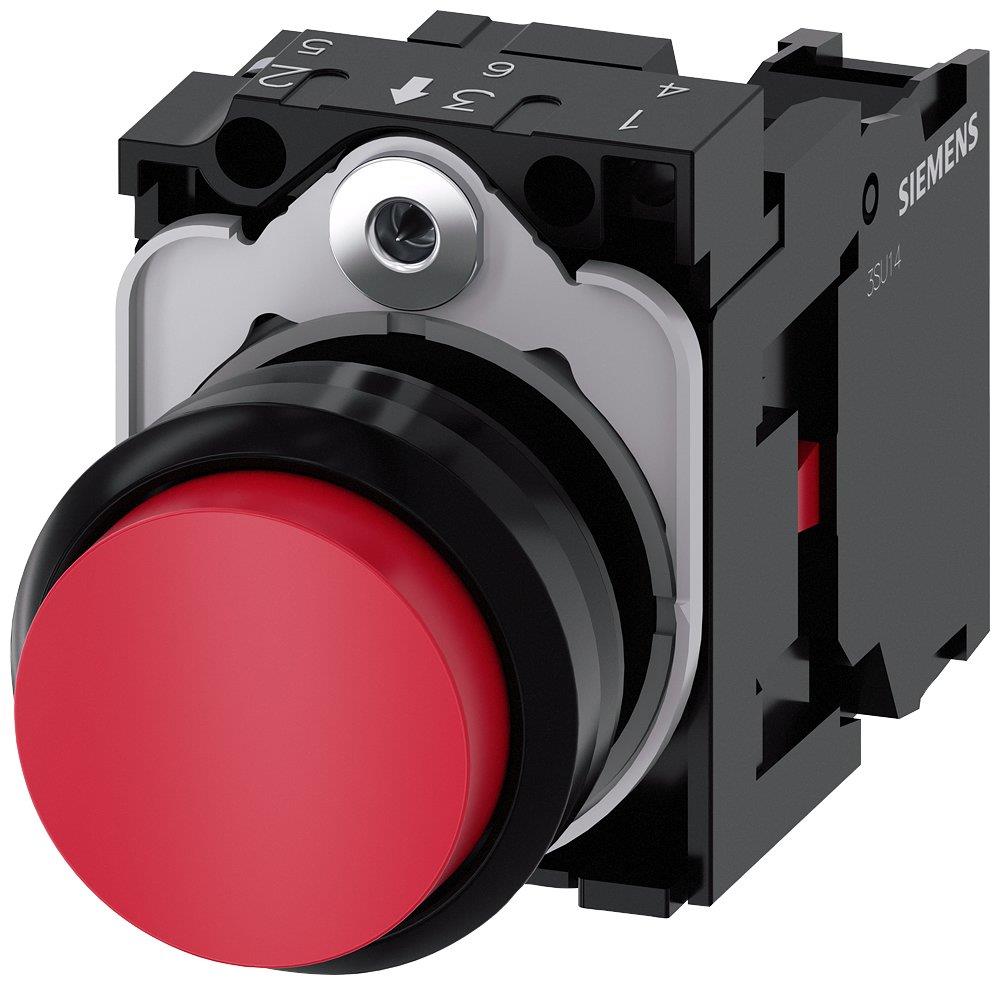 Siemens Sirius 3SU1 Push Button - red 4011209956841