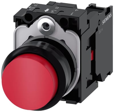Siemens Sirius 3SU1 Push Button - red 4011209956841