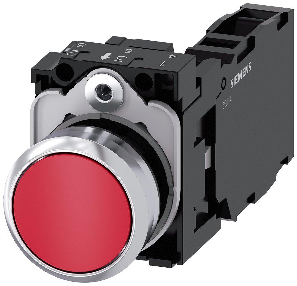 Siemens Sirius 3SU1 Push Button - red 4011209958166