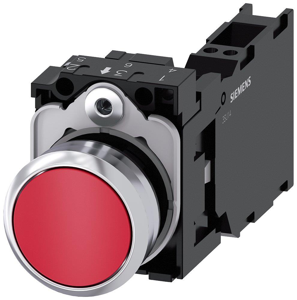 Siemens Sirius 3SU1 Push Button - red 4011209958234