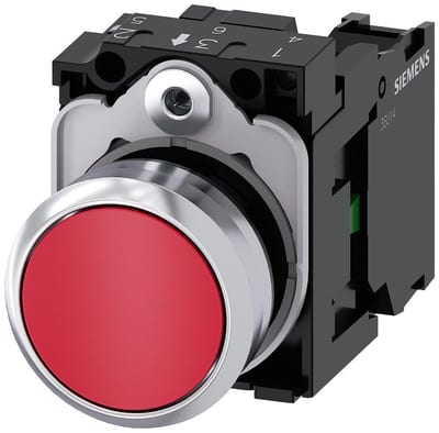 Siemens Sirius 3SU1 Push Button - red 4011209958296