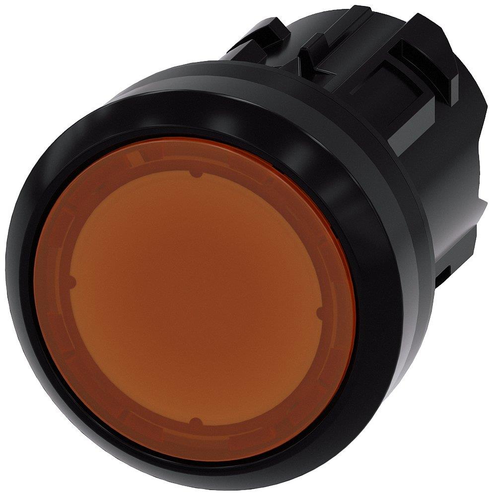 Siemens Sirius 3SU1 Push Button with light - Orange 4011209955752