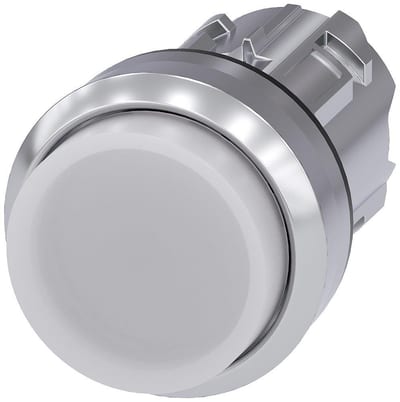Siemens Sirius 3SU1 Push Button with light - white 4011209966635