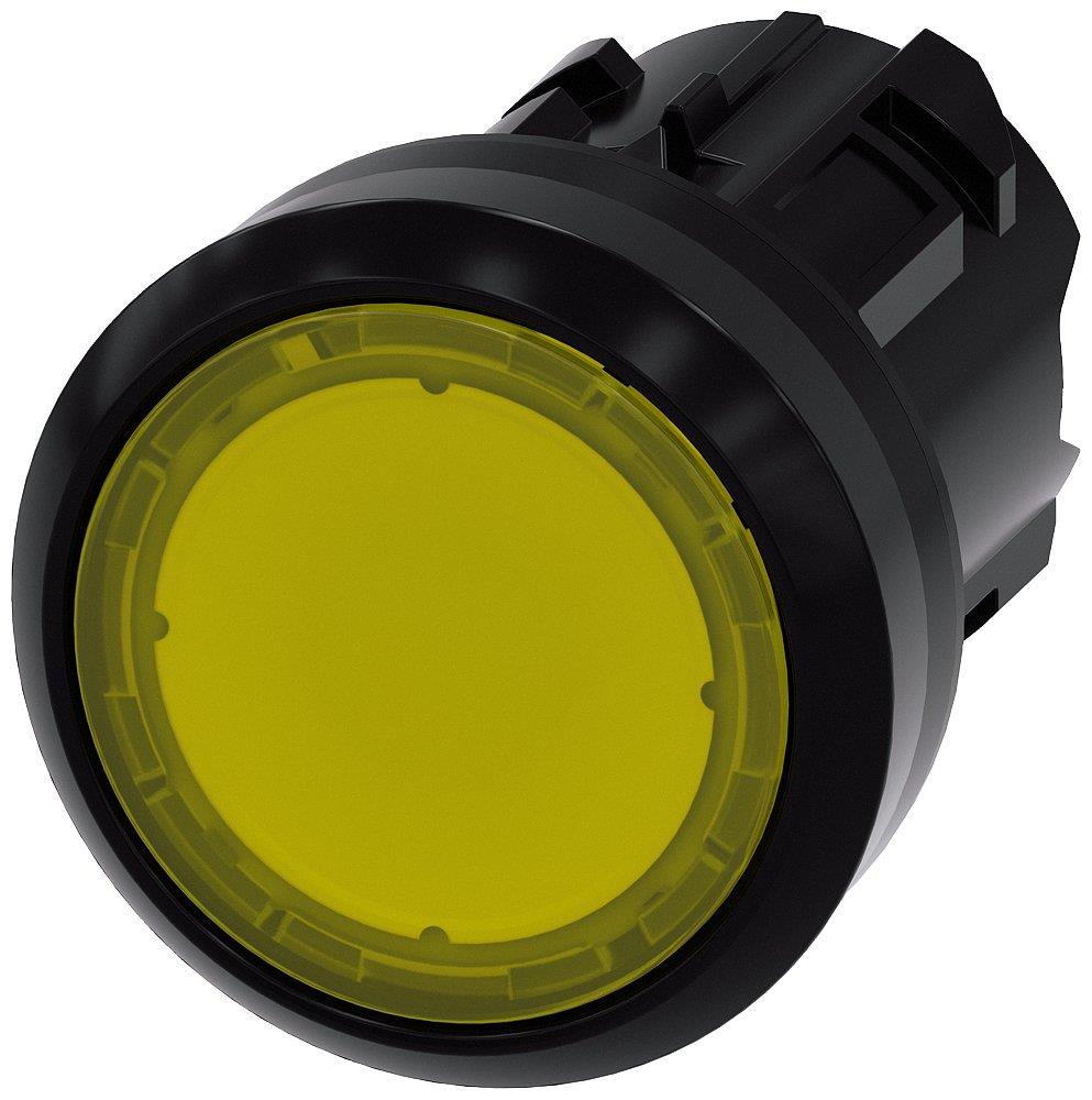 Siemens Sirius 3SU1 Push Button with light - yellow 4011209955776