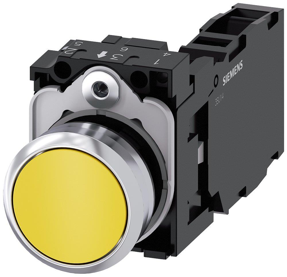 Siemens Sirius 3SU1 Push Button - yellow 4011209958173