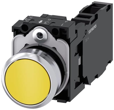 Siemens Sirius 3SU1 Push Button - yellow 4011209958173