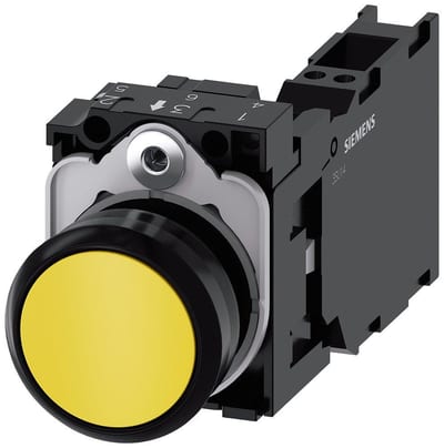 Siemens Sirius 3SU1 Push Button - yellow 4011209959316