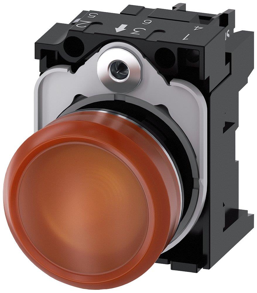 Siemens Sirius 3SU1 Signal lamp - Orange