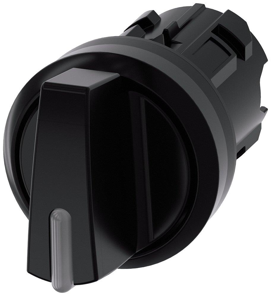 Siemens Sirius 3SU1 Switch - black, Fixed positionsitioner 4047621090856