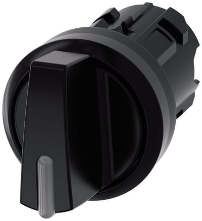 Siemens Sirius 3SU1 Switch - black, Fixed positionsitioner 4047621090856