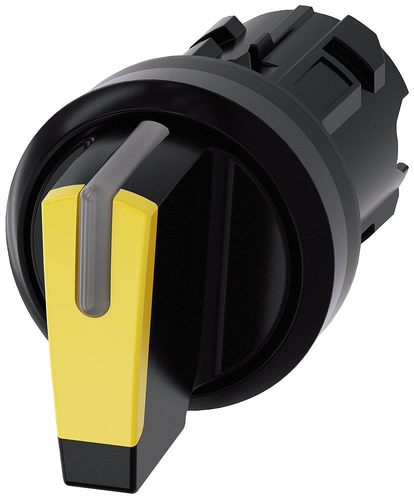Siemens Sirius 3SU1 Switch - yellow, Spring-return 4011209955394