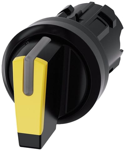 Siemens Sirius 3SU1 Switch - yellow, Spring-return 4011209955394