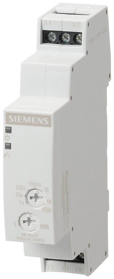 Siemens Sirius 7PV1 Time relay - 0,05S - 100H, 1CO
