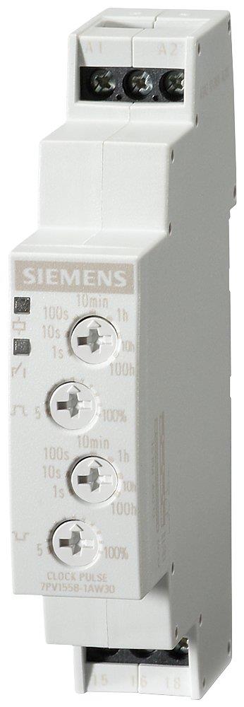 Siemens Sirius 7PV1 Time relay with clock generator - 0,05S - 100H, 1CO