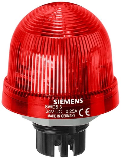 Siemens Sirius 8WD5 Signal lamp - red, Indicator lamp, 70mm 4011209358126