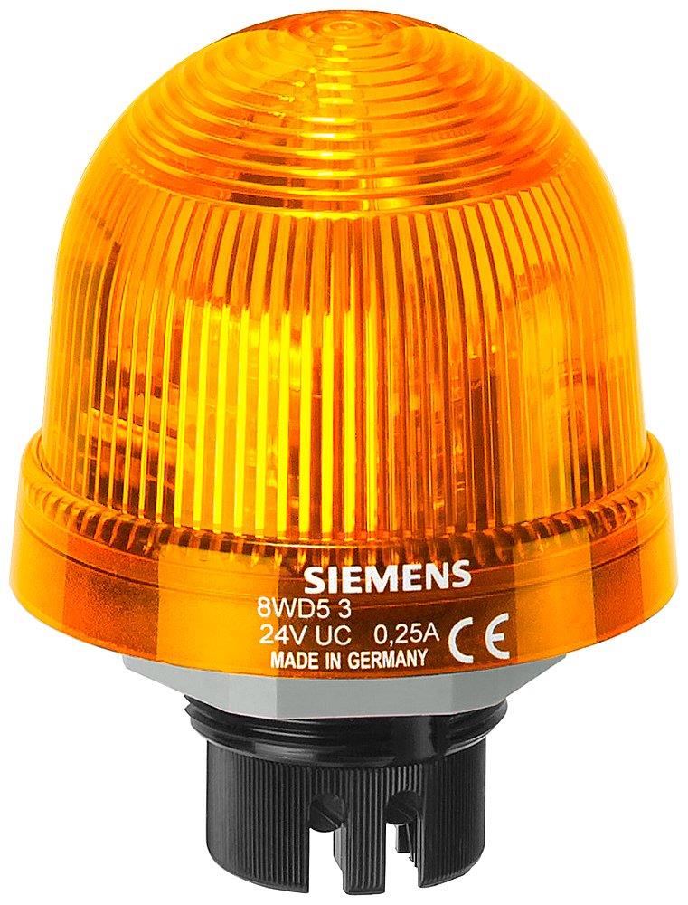 Siemens Sirius 8WD5 Signal lamp - yellow, Indicator lamp, 70mm 4011209358287